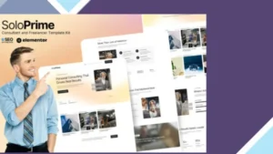 SoloPrime - Consultant and Freelancer Elementor Template Kit