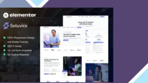 Soluvice - IT Solutions and Services Company Elementor Pro Template Kit