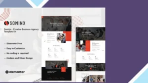 Sominx - Creative Business Agency Elementor Template Kit