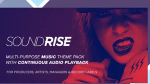 SoundRise - Music and Artist WordPress Theme
