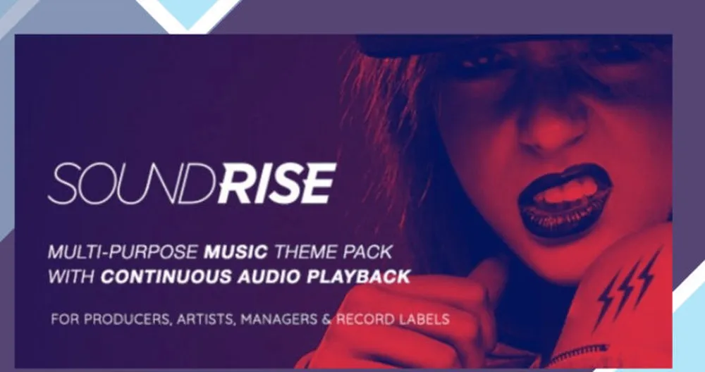 SoundRise - Music and Artist WordPress Theme