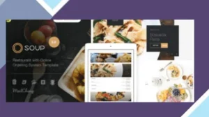 Soup - Restaurant with Online Ordering System Template