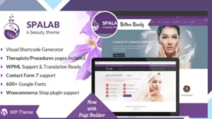 Spa Lab - Beauty Spa, Health Spa Theme