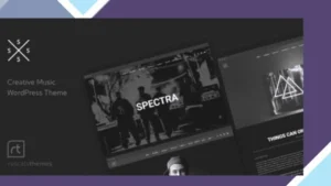 Spectra Music Theme for WordPress