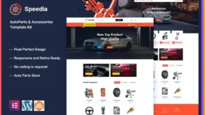 Speedia - AutoParts & Accessories WordPress Theme