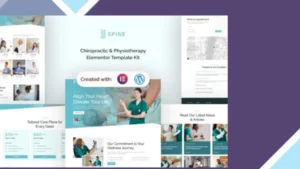 Spine - Chiropractic and Physiotherapy Elementor Template Kit