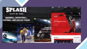 Splash Sport - WordPress Sports Theme for Basketball, Football, Soccer and Baseball Clubs