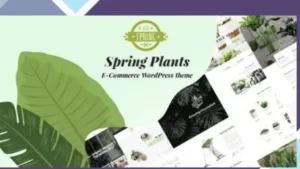 Spring Plants - Gardening and Houseplants WordPress Theme