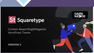 Squaretype - Modern Blog WordPress Theme