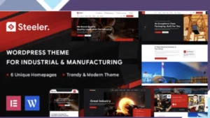 Steeler - Industrial and Manufacturing WordPress Theme