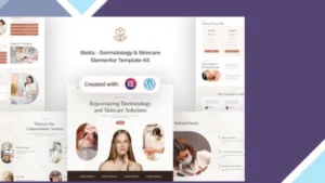 Stella - Dermatology and Skincare Elementor Template Kit