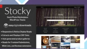 Stocky - A Stock Photography Marketplace Theme