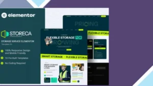 Storeca - Storage Service Elementor Template Kit