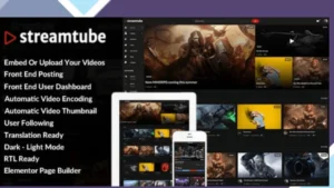 StreamTube - Video WordPress Theme