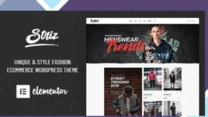Striz - Fashion Ecommerce WordPress Theme