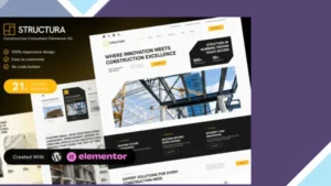 Structura - Construction Consultant Elementor Template Kit