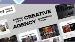 StudioFifty - Creative Agency and Portfolio WordPress Theme