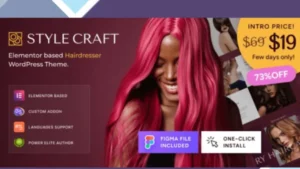 Style Craft - Hairdresser and Hair Salon WordPress Theme