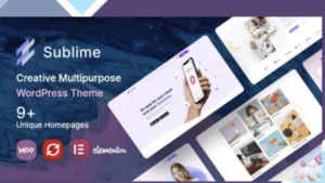 Sublime - Creative Multipurpose WordPress Theme