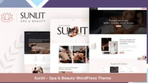 Sunlit - Spa and Beauty WordPress Theme