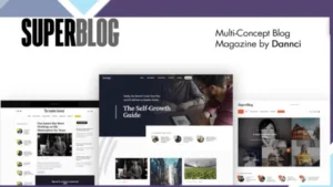 SuperBlog - Powerful Blog and Magazine Theme