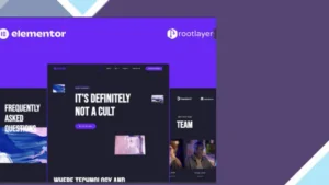 SuperNFT - NFT Portfolio Elementor Pro Full Site Template Kit