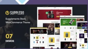 Supplero - Supplement Store WooCommerce Theme