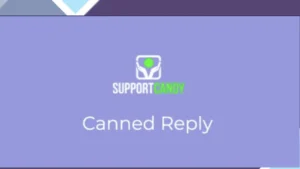 SupportCandy - Canned Reply