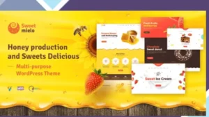 SweetMielo Honey Production and Sweets Delicious WordPress Theme