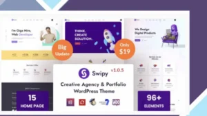 Swipy - Creative Agency WordPress Theme