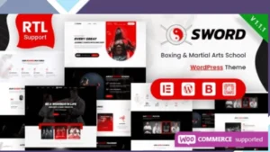 Sword - Martial Arts Boxing WordPress Theme