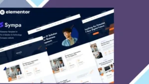 Sympa - IT Solutions and Technology Elementor Template Kit
