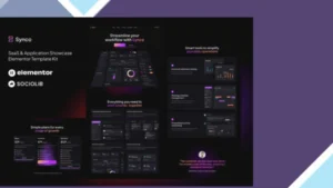 Synco - SaaS and Software Showcase Elementor Template Kit