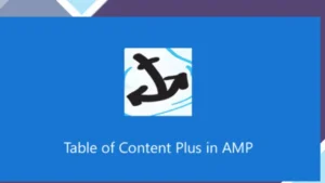 Table Of Content Plus For AMP