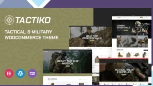 Tactiko - Tactical and Military Shop WooCommerce Theme