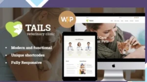 Tails - Veterinary Clinic, Pet Care and Animal WordPress Theme