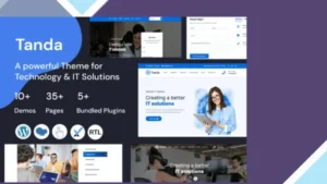 Tanda - Technology and IT Solutions WordPress Theme