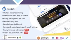 Taskbot - A Freelancer Marketplace WordPress Plugin