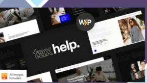 Tax Help - Finance and Business Accounting Adviser WordPress Theme