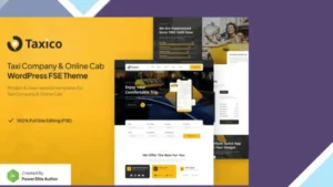 Taxico - Taxi Company and Online Cab Service Theme
