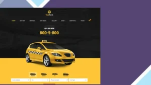 TaxiPark - Taxi Cab Service Company WordPress Theme