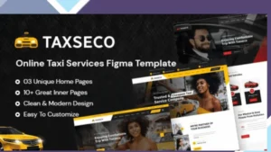 Taxseco - Online Taxi Service WordPress Theme