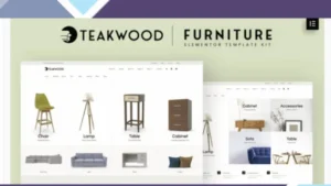 Teakwood - Furniture Shop Elementor Template Kit
