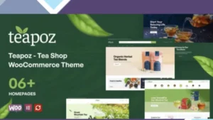 Teapoz - Tea Shop WooCommerce Theme