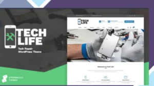 TechLife - Mobile, Tech and Electronics Repair Shop WordPress Theme