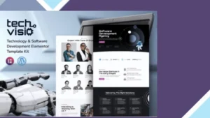 Techvisio Technology and Software Development Elementor Template Kit