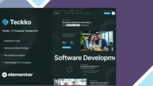 Teckko - IT Company Elementor Template Kit