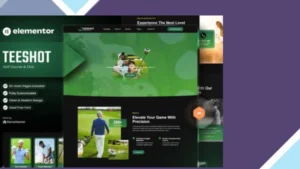 Teeshot - Golf Club and Course Elementor Template Kit