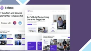 Tehno - IT Solution and Service Elementor template Kit