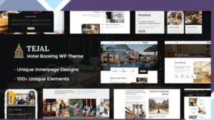 Tejal - Resort, Hotel Booking WordPress Theme